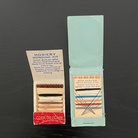 Vintage / Antique Hosiery Mending Kits - Picture 2 of 4
